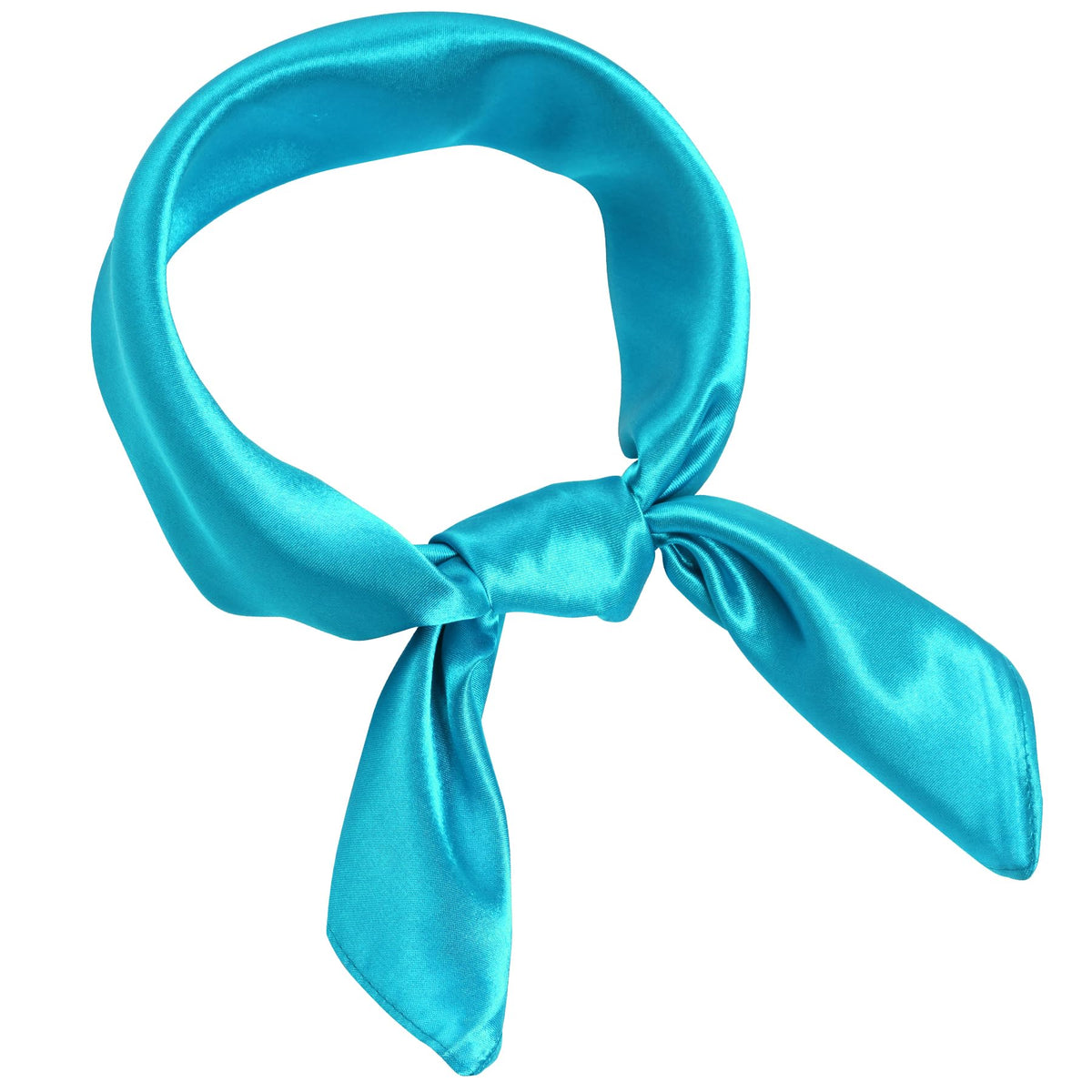 Pistha Chiffon Scarf Square Satin Neck Scarf Handkerchief 23.6 inch