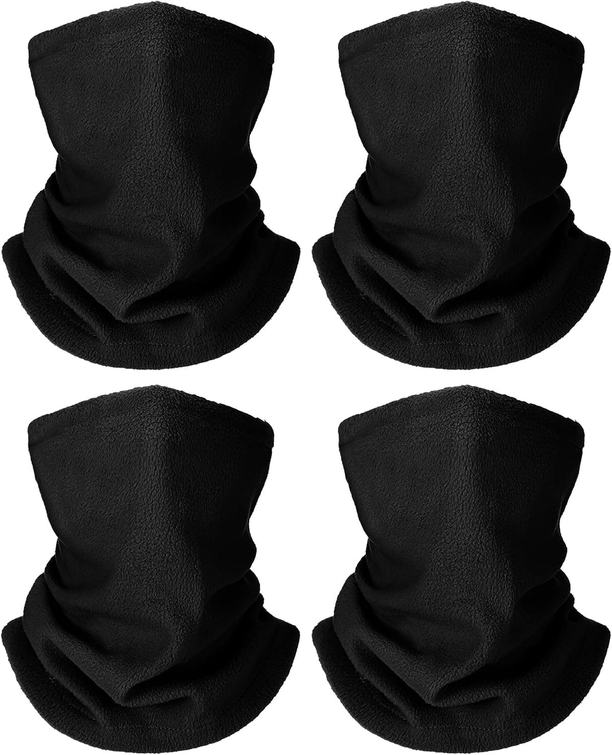 Geyoga 4 Pcs Kids Neck Warmer, Toddler Neck Gaiter Scarf