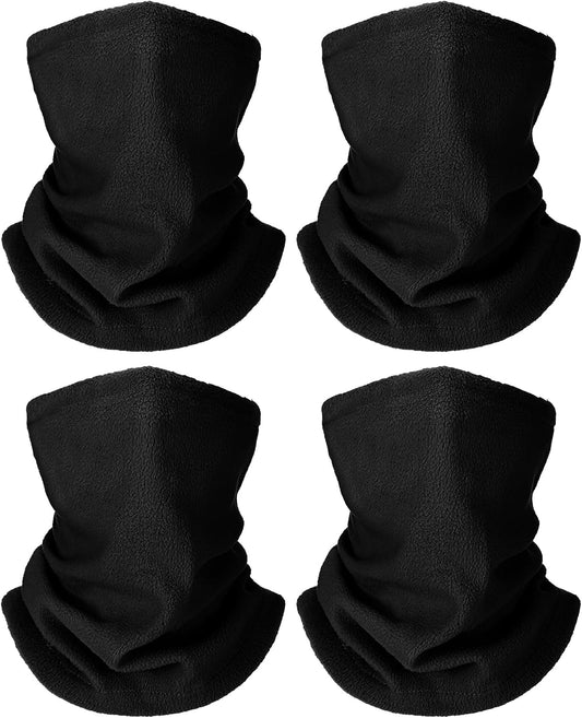 Geyoga 4 Pcs Kids Neck Warmer, Toddler Neck Gaiter Scarf