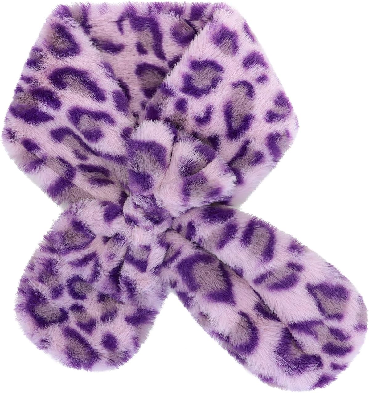 Girls Scarf Fuzzy Fleece Kids Scarves Winter Warm Scarf Toddler Adjustable Soft Neck Warmer