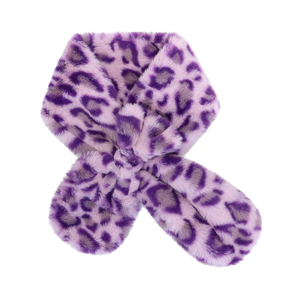 Girls Scarf Fuzzy Fleece Kids Scarves Winter Warm Scarf Toddler Adjustable Soft Neck Warmer