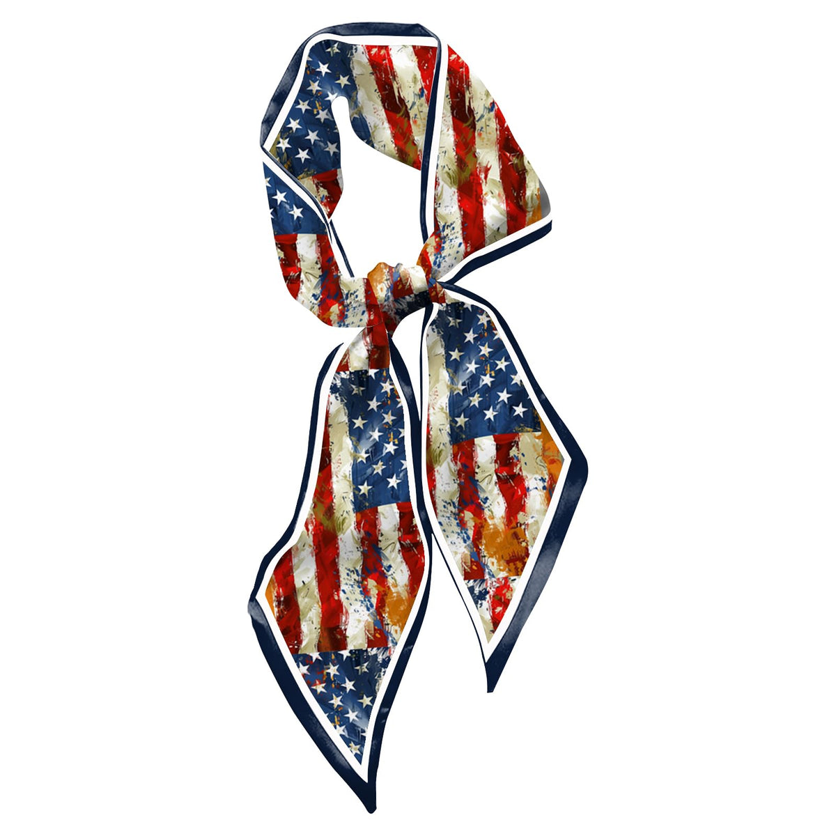 Hair Head Neck Scarf Silk Feeling Long Satin Scarves Aesthetic Cute Decoration for Handbag Women Girls (59 * 6.7'')