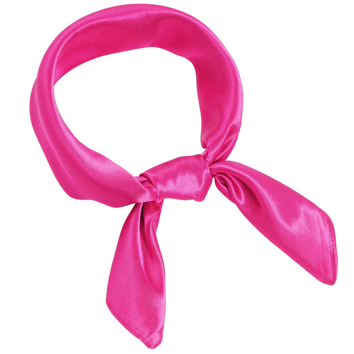 Pistha Chiffon Scarf Square Satin Neck Scarf Handkerchief 23.6 inch