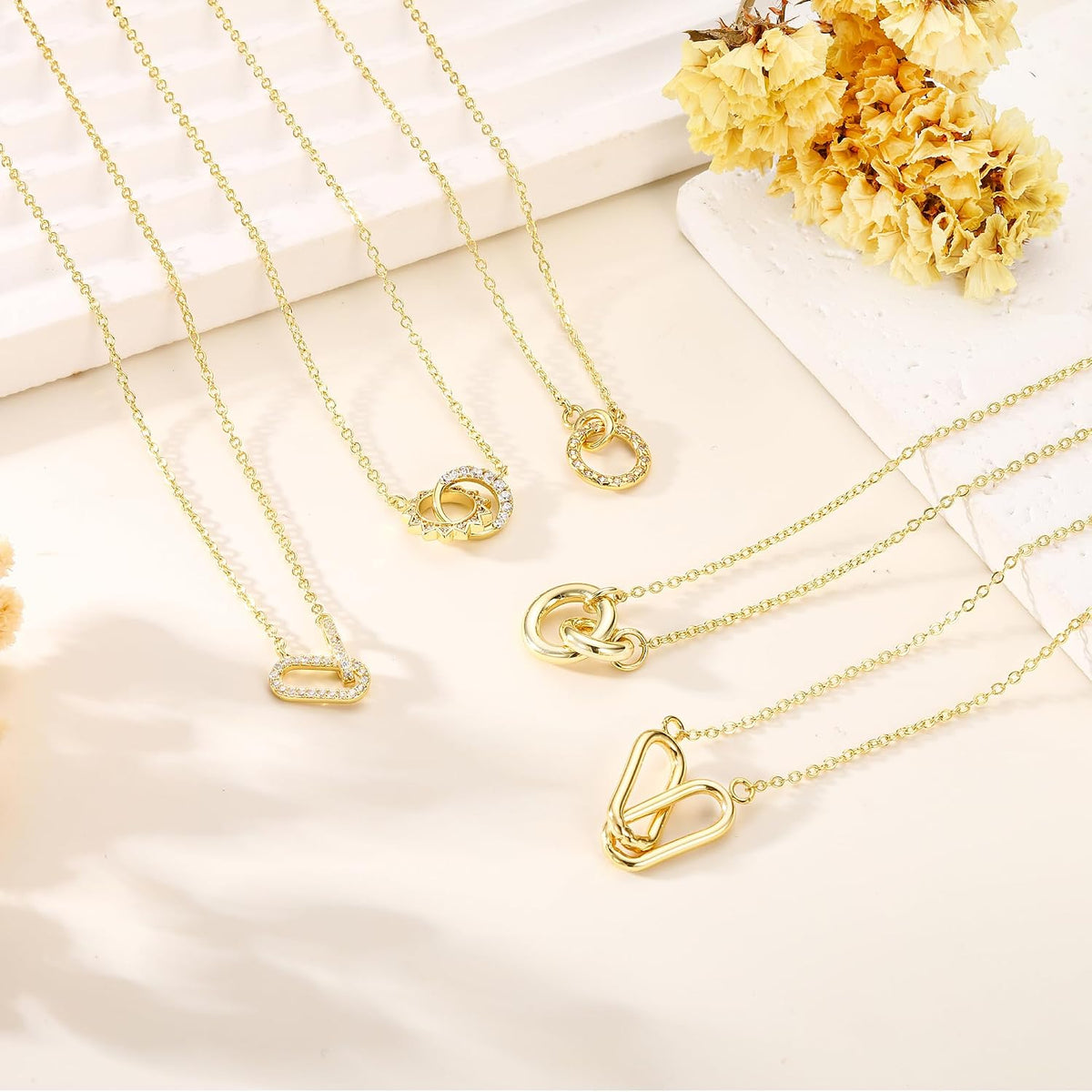 Turandoss Layered Necklaces for Women