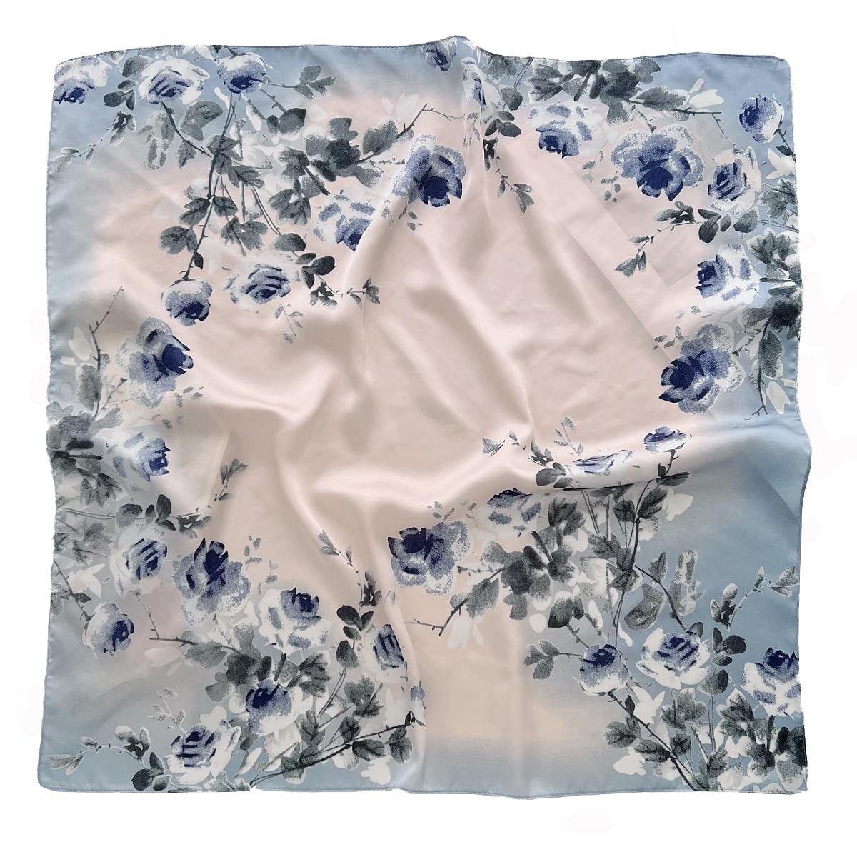 SmilerSmile 27.5" Silk Like Head Scarf For Women