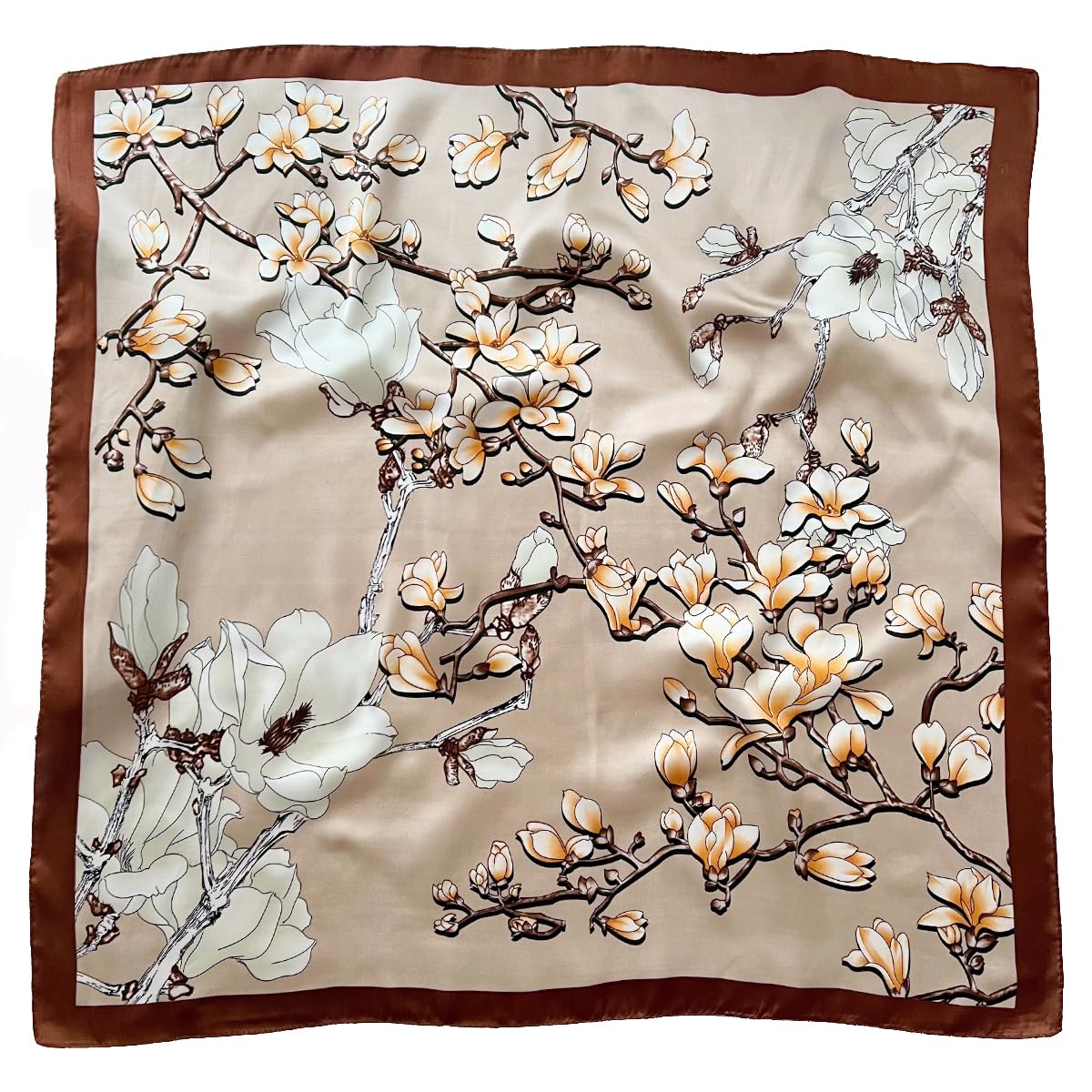 SmilerSmile 27.5" Silk Like Head Scarf For Women