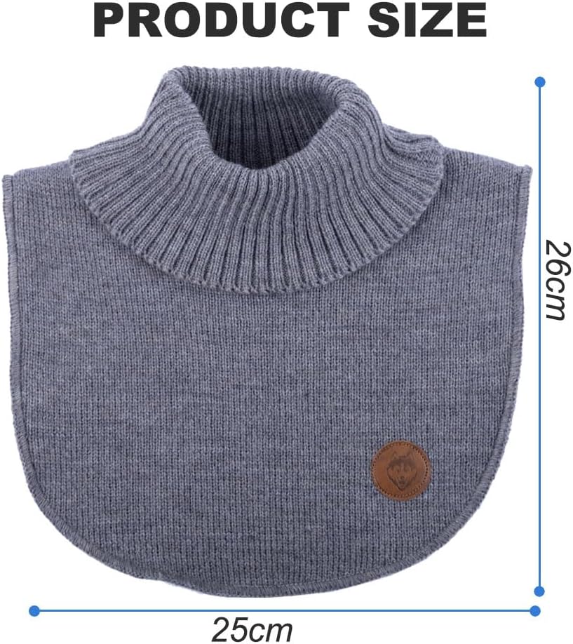 Kids Neck Warmer,Winter Children's Neck Gaiter Scarf Collar,Baby'sTurtleneck Warmer Headscarf