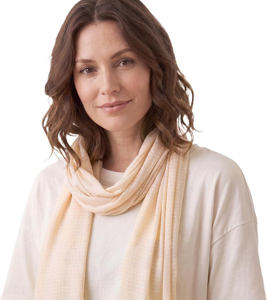 Kaiphy Lightweight Scarf for Women Kids, Soft Breathable Lenzing Modal, for AC Room Outdoor Travel, Sensitive Skin Scarf