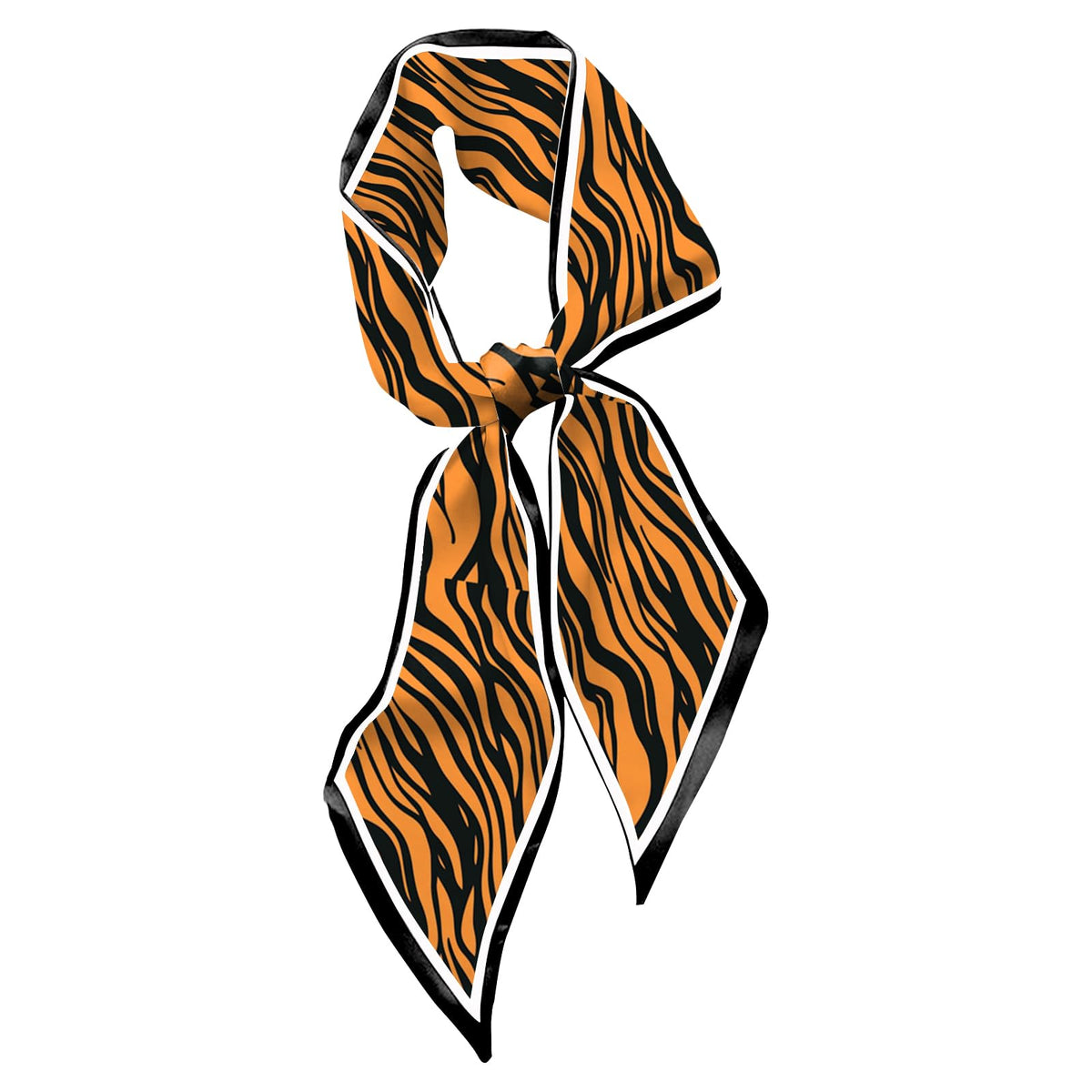 Hair Head Neck Scarf Silk Feeling Long Satin Scarves Aesthetic Cute Decoration for Handbag Women Girls (59 * 6.7'')