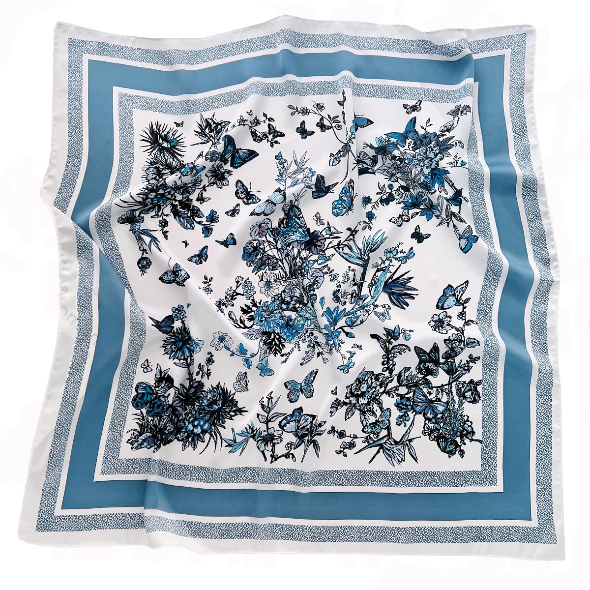 SmilerSmile 27.5" Silk Like Head Scarf For Women