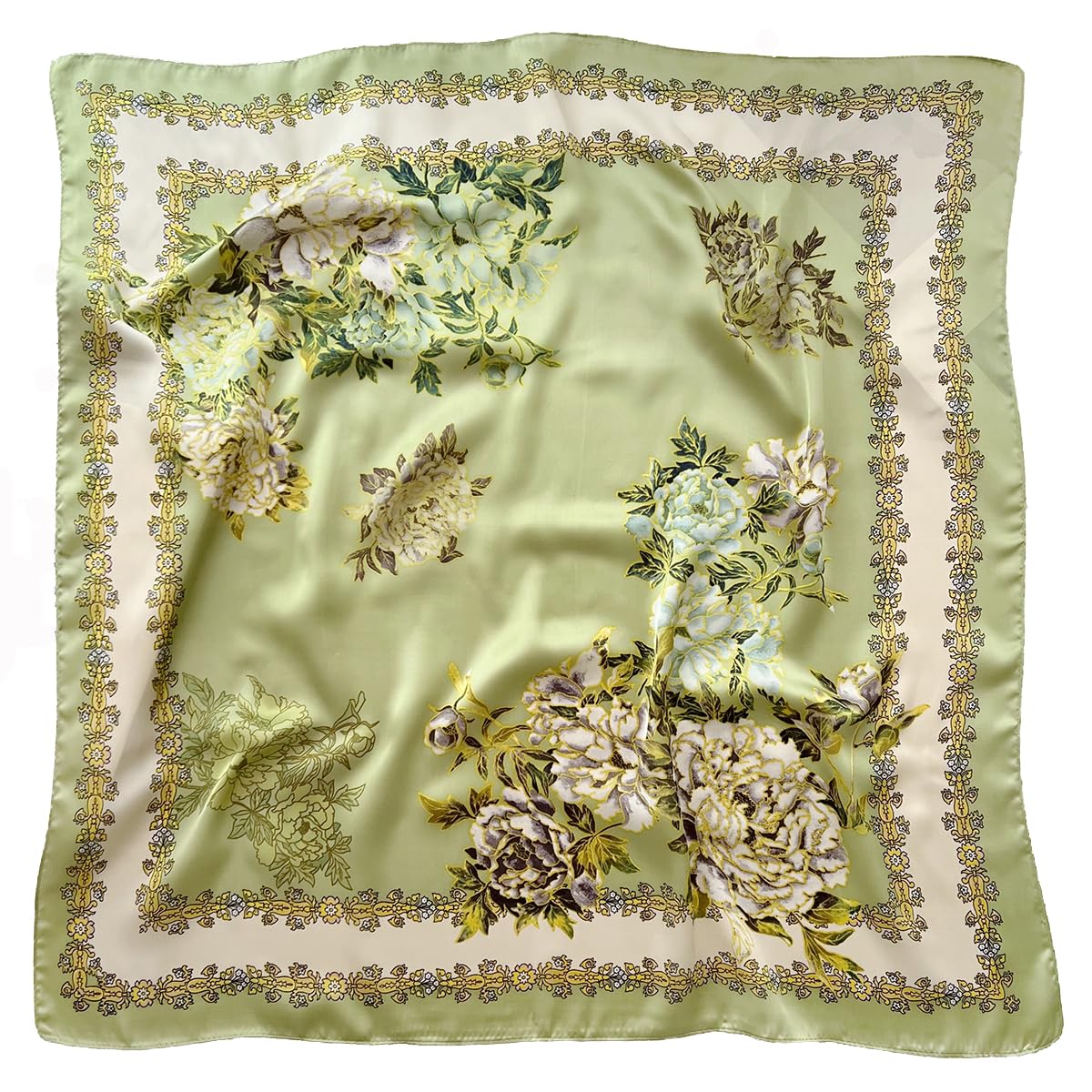 SmilerSmile 27.5" Silk Like Head Scarf For Women