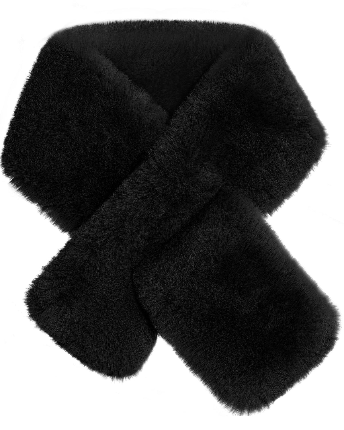 Plush Kids Fur Collar Scarf, Girls Boys Winter Rainbow Cute Scarves