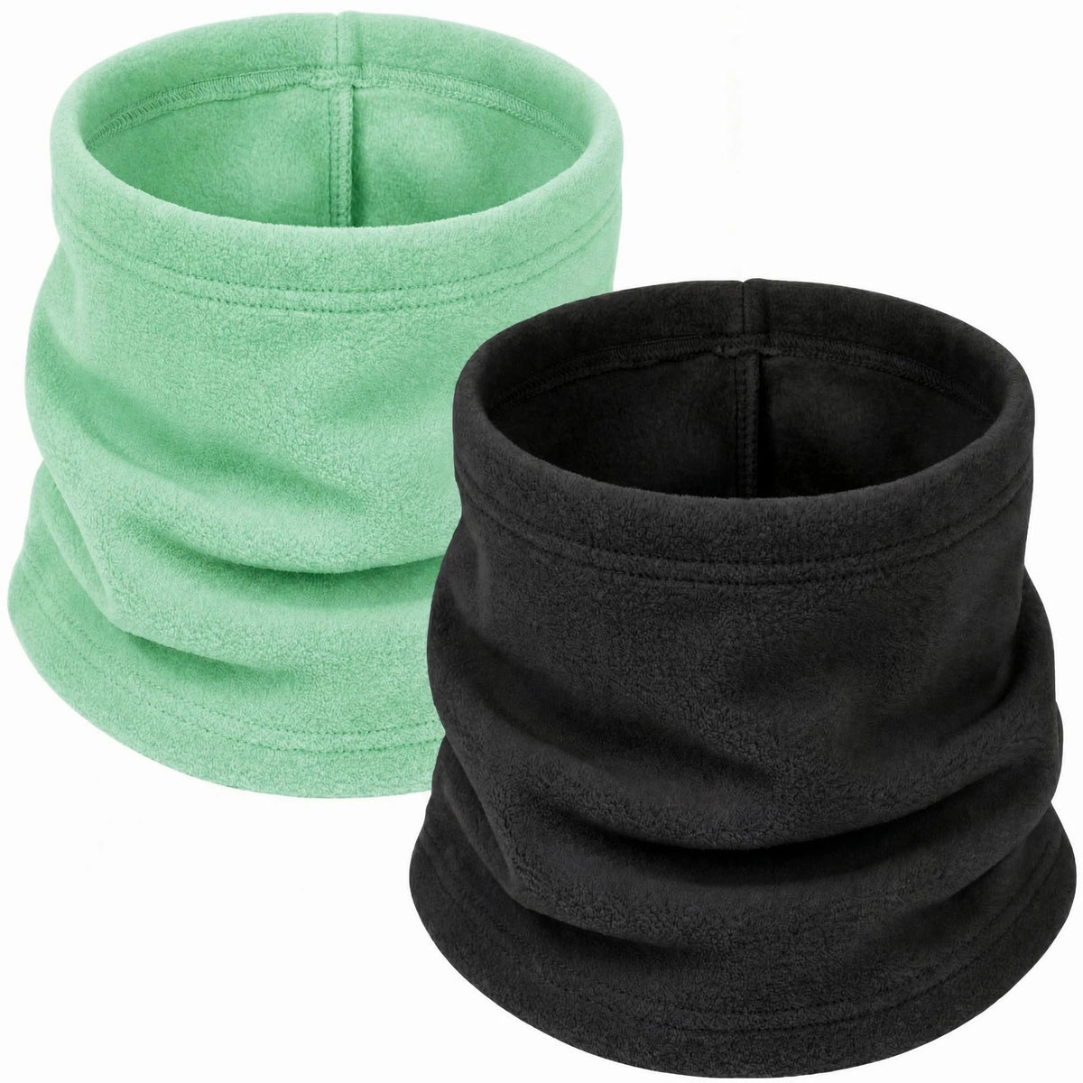 2 Pack Kids Neck Warmer Gaiter Winter Fleece Face Neck Cover
