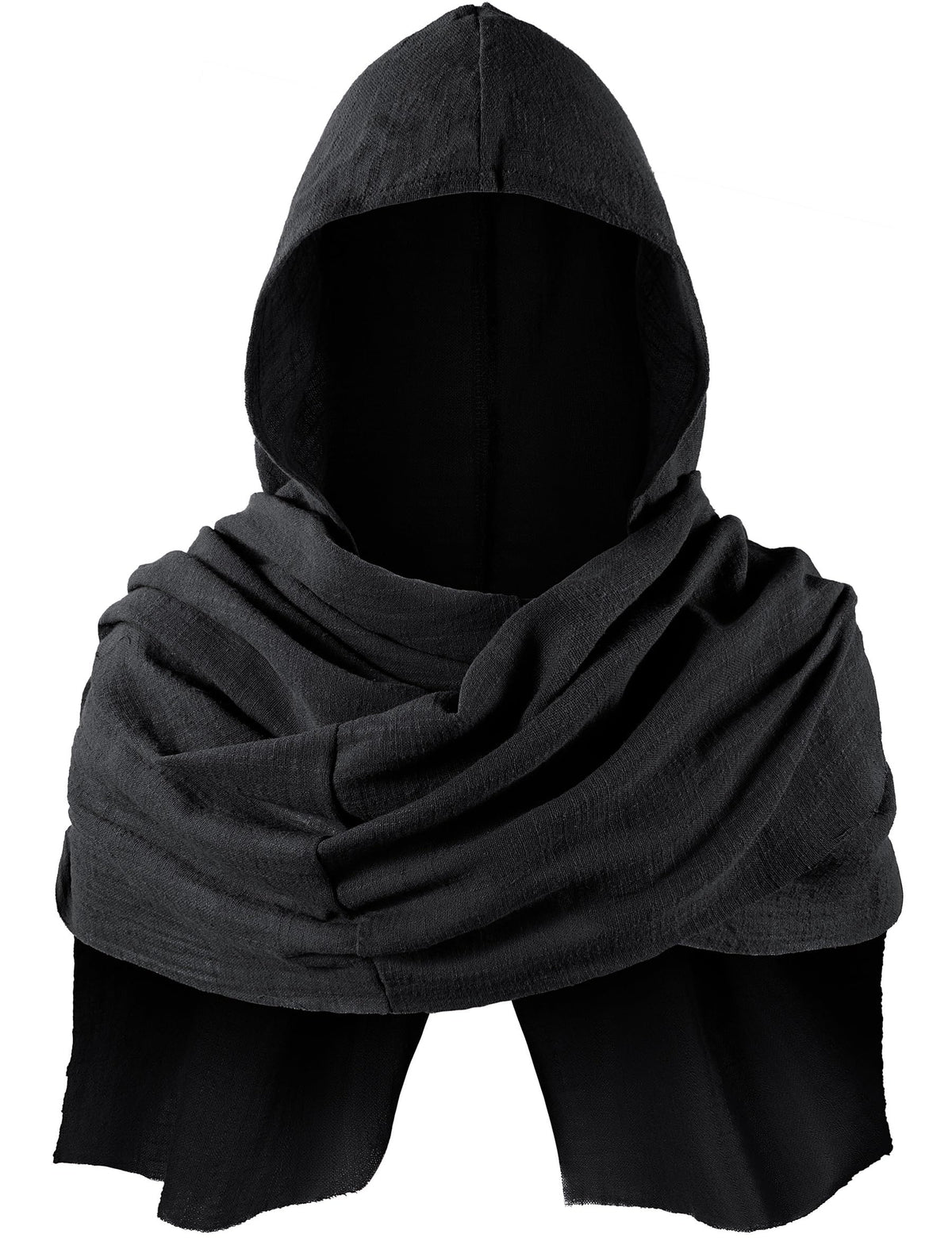 TOKYO REVENGERS Kids Medieval Renaissance Hooded Cowl Multifunctional Scarf Shawl Cape Halloween Cosplay Costume Accessories