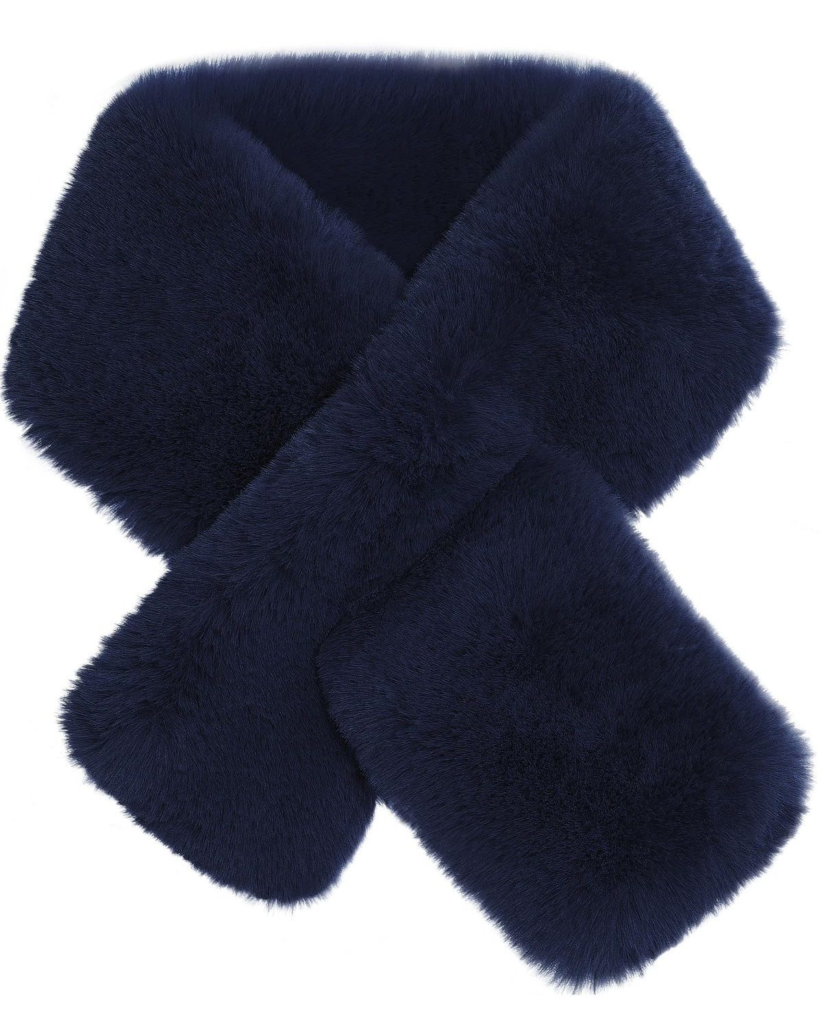 Plush Kids Fur Collar Scarf, Girls Boys Winter Rainbow Cute Scarves