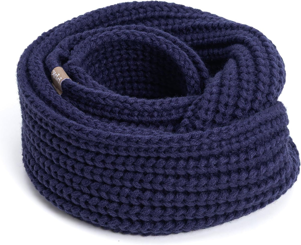 Kids Chunky Knitted Infinity Scarf/Neck Warmer for Girls 4-14 years old