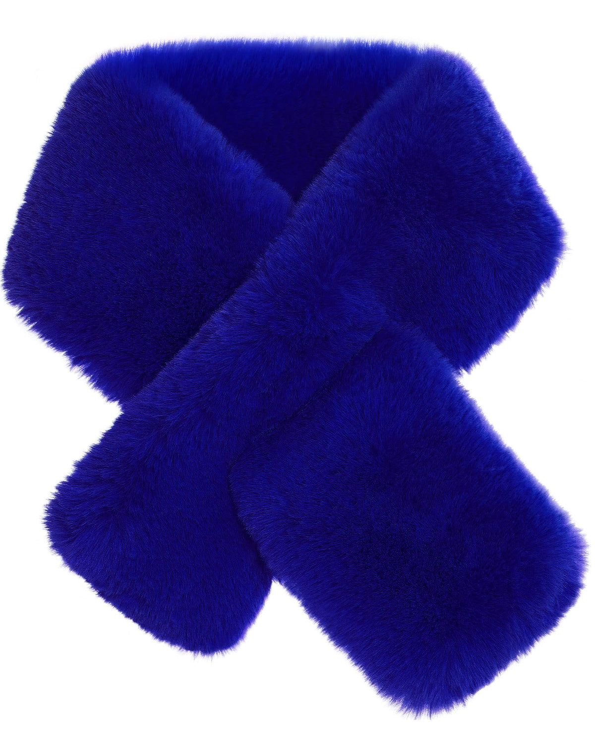Plush Kids Fur Collar Scarf, Girls Boys Winter Rainbow Cute Scarves