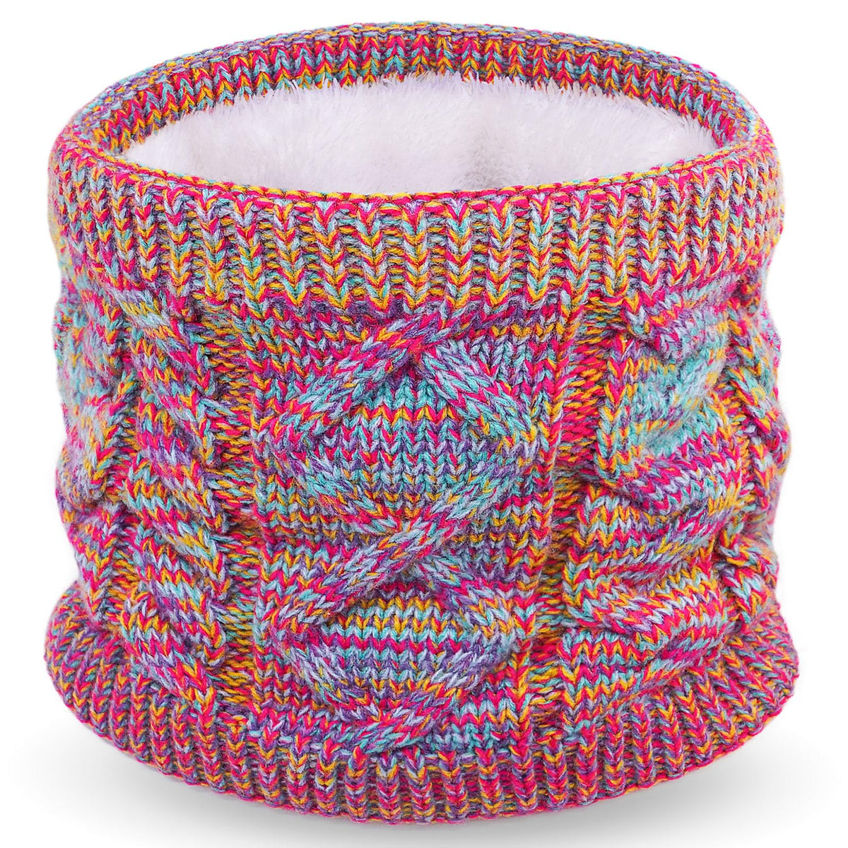 Wandx Kids Neck Warmer Gaiter Winter Infinity Scarf for Boys Girls